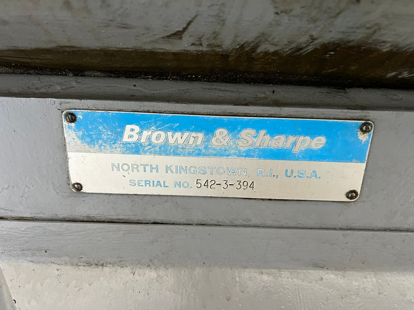 BROWN & SHARPE NO. 3 SCREW MACHINE 4 SPEEDS