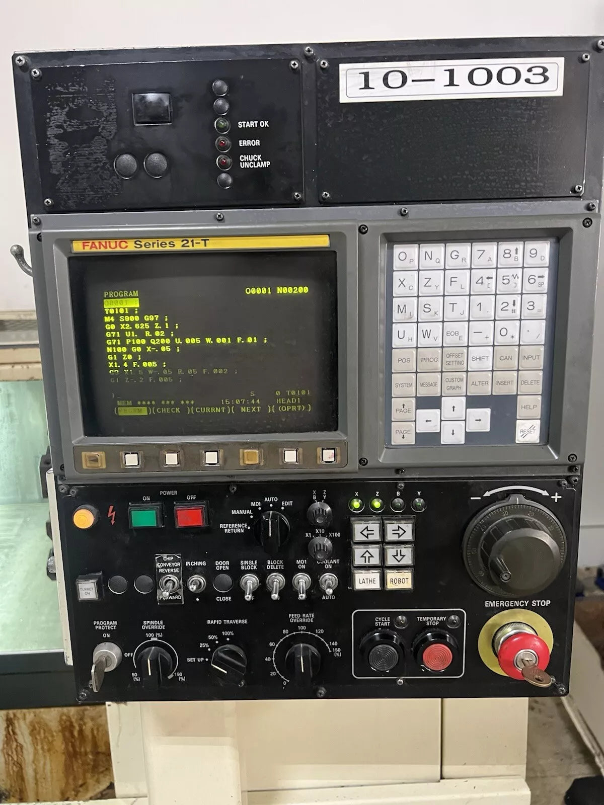 TECNO WASINO CNC LATHE MACHINING TURNING CENTER with Fanuc Control