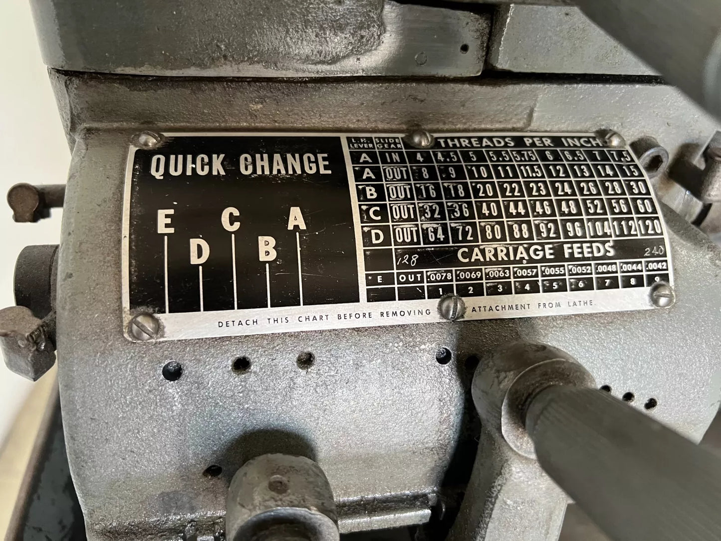 CRAFTSMAN METAL TURNING LATHE 12"
