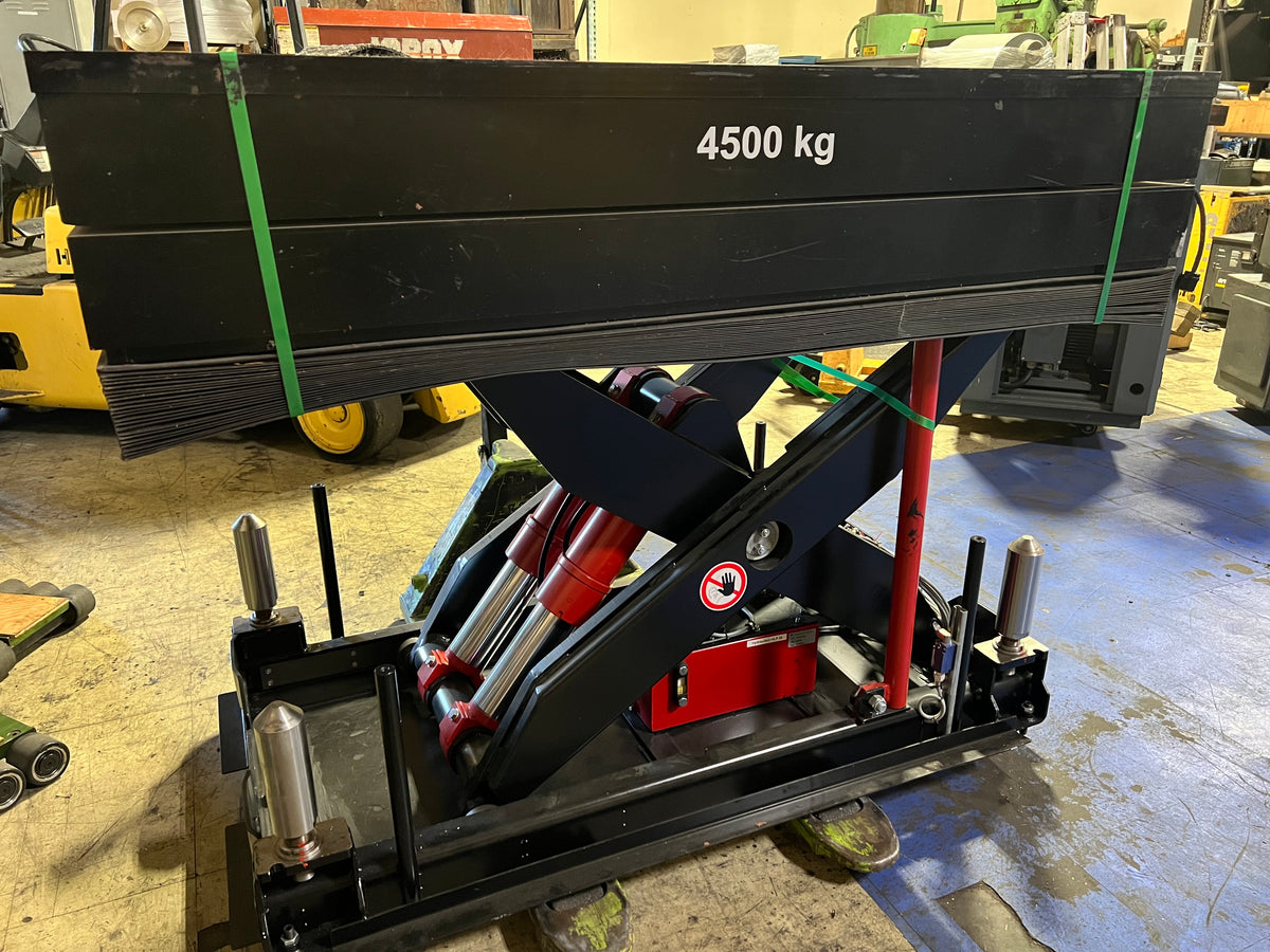 BUTER HYDRAULIC SCISSOR LIFT TABLE WITH ROTATING TOP