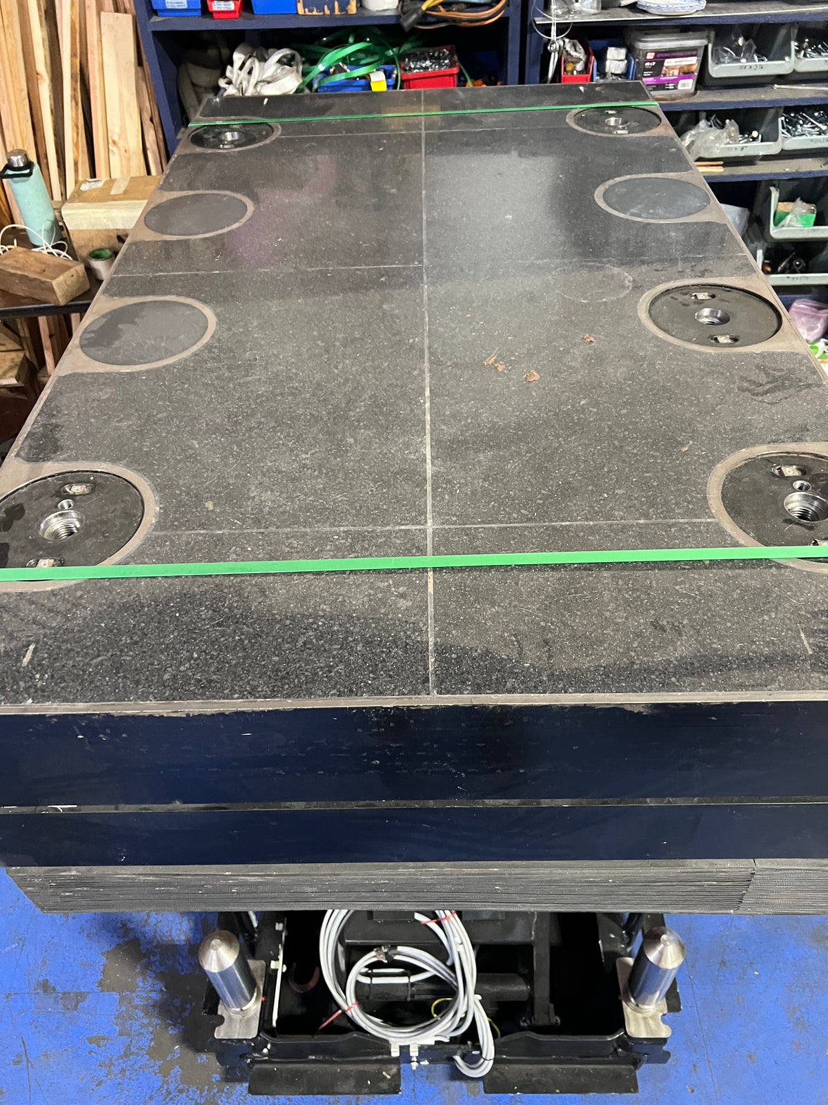 BUTER HYDRAULIC SCISSOR LIFT TABLE WITH ROTATING TOP