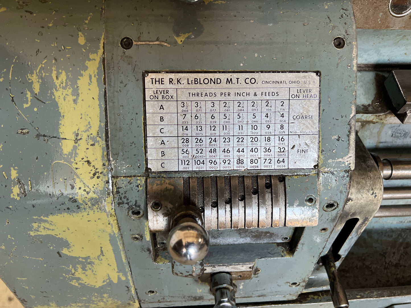 LEBLOND REGAL MANUAL MILL