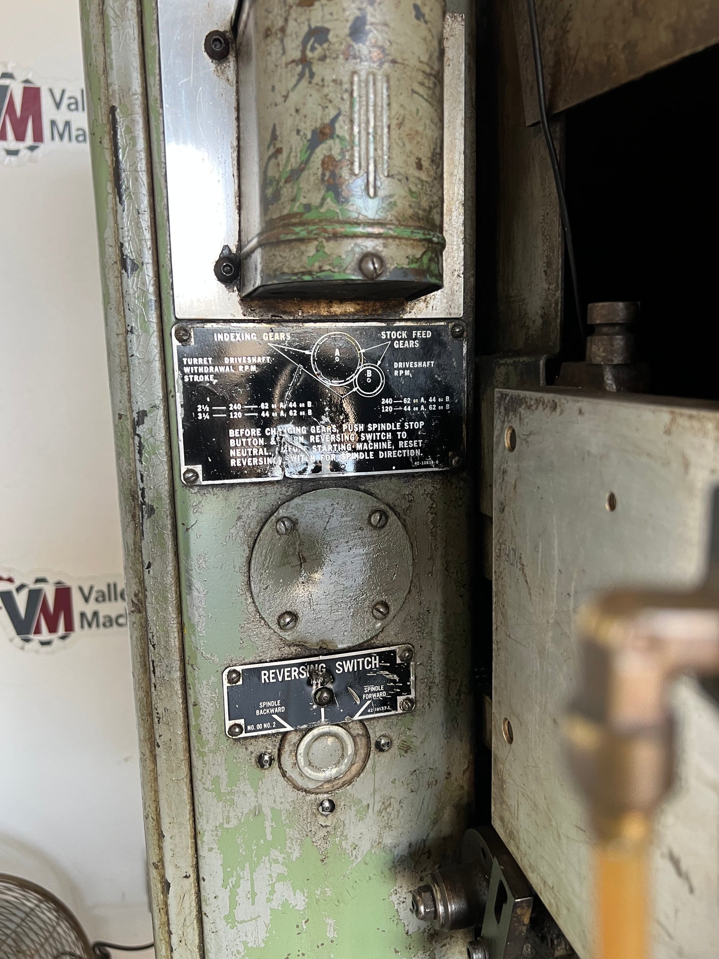 BROWN & SHARPE SCREW MACHINE SERIAL 542-2-4579-1 1/2