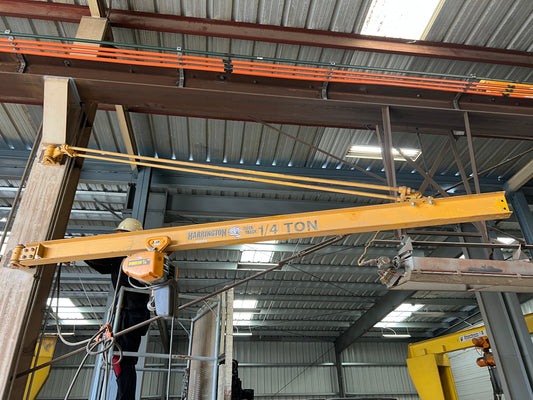 HARRINGTON 1/4 TON WALL MOUNTED CRANE