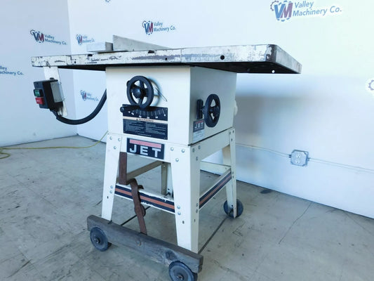 JET 10" TABLE SAW, 1 1/2 HP