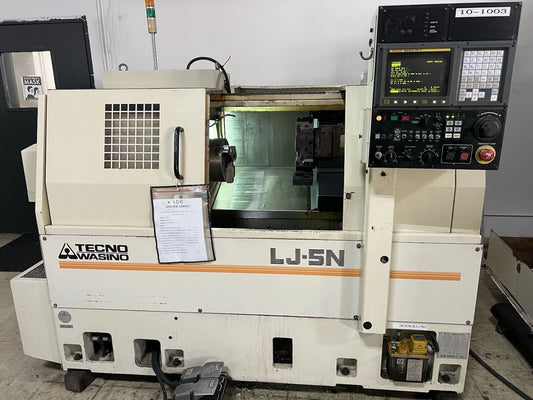 TECNO WASINO CNC LATHE MACHINING TURNING CENTER with Fanuc Control